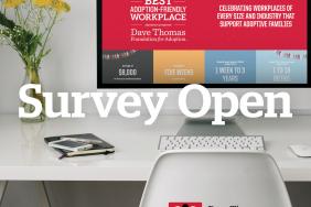 Best Adoption Friendly Workplace Survey is Open Image.