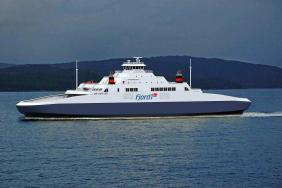 The world's largest gas-powered ferry Image.