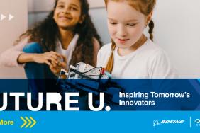 Boeing and Discovery Education Launch New FUTURE U. Program to Inspire Student Careers in Aerospace Technology Image.