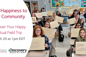 Discovery Education Teams up With LG Electronics USA To Launch 'Discover Your Happy' Program That Combats Youth Stress With Science-Based Happiness Curriculum Image.