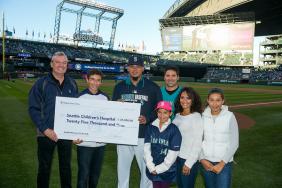 Holland America Line Donates $25,000 to Seattle Children’s Hospital as Part of the ‘K’s for Kids’ Program with the Seattle Mariners Image