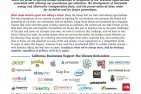 Apple, San Diego International Airport, SolarCity and Sapphire Energy Join Call for U.S. Action on Climate Change Image.