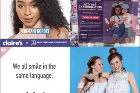 Claire's Raise Over $57000 for Cybersmile During Bullying Prevention Month Campaign Image.