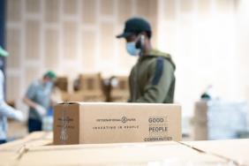 International Paper Commits 2 Million Boxes for COVID-19 Relief Image.