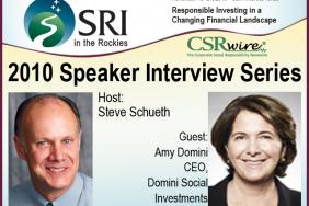 SRI in the Rockies Speaker Interview with Amy Domini Image.
