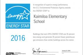 Hawaii K-12 Students, Staff Riding Record Energy Efficiency Wave Image.