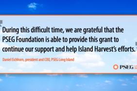 PSEG Long Island and PSEG Foundation Support Island Harvest Food Bank Efforts to Reduce Food Insecurity During COVID-19 Outbreak Image.