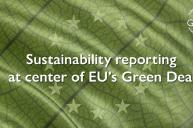 Sustainability Reporting at Center of Europe's Green Deal Image.
