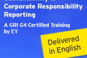 Sustainability & CR Reporting; A GRI G4 Certified Training by EY Image.