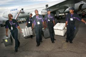 FedEx Donates $5 Million and MD-10 Aircraft to ORBIS International Image.