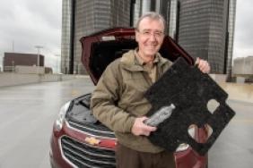 GM Recycles Water Bottles to Make Chevy Equinox Part Image.