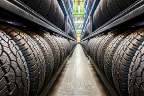 GM Works to Set Sustainable Natural Rubber Tires into Motion Image.