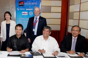 Globe Telecom Signs mEducation MoU with DepEd, TESDA and Other Telcos Image.