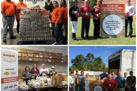 Smithfield Foods Employees Collect More Than 130,000 Pounds of Food to Support Feeding America® During Hunger Action Month® Image.