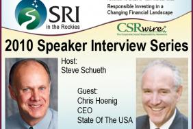 SRI in the Rockies Speaker Interview with Chris Hoenig Image.
