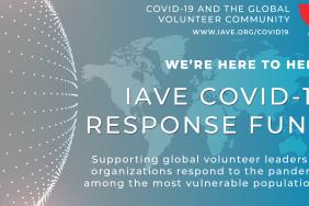 Grant Program and Webinars for Volunteers Fighting COVID-19 Image.