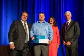 Consumers Energy Employee Receives American Gas Association Award for Saving Life of Accident Victim Image.