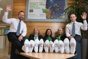 Socktober Appeal Launched by Yorkshire Building Society to Support the Homeless Image