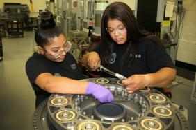 High School Students Earn Aircraft Manufacturing Pre-Apprenticeship Accreditation Image.