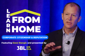 3BL Media to Host ‘Learn from Home’ Live Event, May 13: Corporate Citizenship and Reputation, Featuring Dave Stangis Image