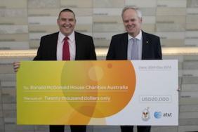 AT&T Makes Donation to Ronald McDonald House Charities Australia Image