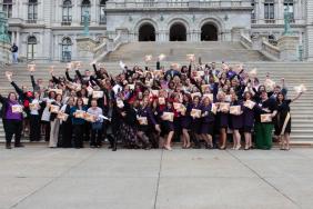 Mary Kay Visits Albany, New York to Lobby for Domestic Violence Prevention Legislation Image.