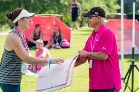 Mohawk Cushions the Fight Against Breast Cancer and Celebrates Susan G. Komen 3-Day Walkers Image.