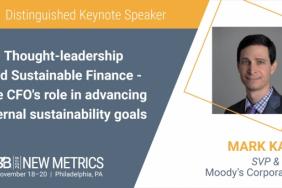 Moody’s CFO to Address Leadership in Sustainable Value Creation at New Metrics 19 Image.