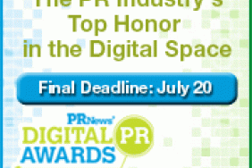 PR News' Digital PR Awards - Final Entry Deadline is Friday, July 20 Image.