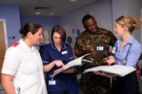 Charity for the UK Military's Hospital to meet responsible businesses Image.