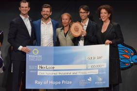 Nature-Inspired Water Collection System Wins $100,000 Ray of Hope Prize® Image.