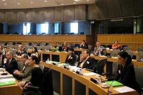 EuroCharity Presented Yearbook on Innovation for Excellence at the European Parliament Image.