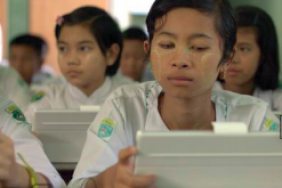 Connect to Learn: Aiming to Improve Learning Outcomes of Underprivileged Girls in Myanmar Image.