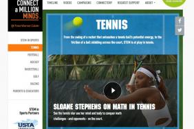 Tennis Star Sloane Stephens Joins Time Warner Cable to Engage Young People in Math and Science Image.