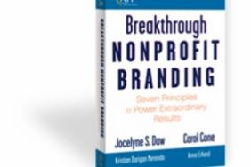 New Book Reveals Proven Three-Dimensional Technique to Achieve "Breakthrough Nonprofit Branding" Image.