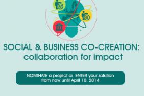 Global Sustain Supports the Competition "Social & Business Co-Creation: Collaboration for Impact" Image.