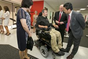 Toyota Helps Paralyzed Veteran Open Spinal Cord Injury Recovery Center Image.