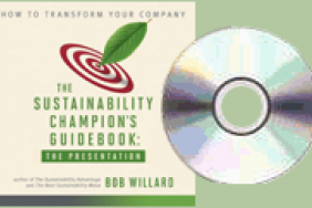 Announcing The Sustainability Champion’s Guidebook: The Presentation DVD Image.