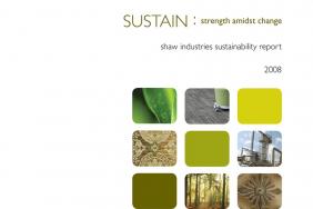 Shaw Industries Releases First Sustainability Report Image.