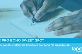 NEW RESOURCE: Taproot Releases the Pro Bono Sweet Spot Image.