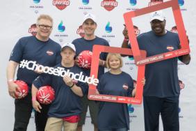 Holland America Line President Orlando Ashford Teams Up with Actress Lauren Potter for Special Olympics Unified Sports Challenge Image.