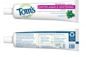 Tom’s of Maine Brings First-of-its-Kind Recyclable Toothpaste Tube to the Oral Care Aisle Image
