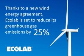 Ecolab Investing in Renewable Power Project With Clearway Energy Group Image.