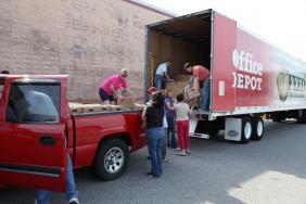 Office Depot Foundation Provides Donations, Free Office Depot Services, Help with Recovery and Rebuilding in Tornado-Ravaged Alabama Image.