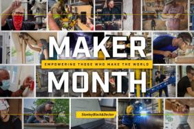 Stanley Black & Decker Celebrates Third Annual Maker Month Focused on Empowering Skilled Workers & Tradespeople Image.