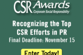 PR News' CSR Awards Final Entry Deadline is This Friday, Nov. 15 Image.