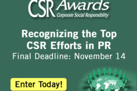 PR News' CSR Awards - Entry Deadline is November 14, 2014 Image.