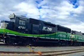 Norfolk Southern Rolls Out 'Eco' Friendly Locomotives In Chicago Rail Yards Image.