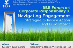 Corporate Responsibility Thought Leaders to Share Insights on Stakeholder Engagement, Trends at June 6 BBB Forum in NYC Image