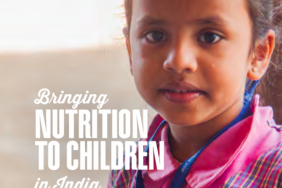 Bringing Nutrition to Children in India Image.
